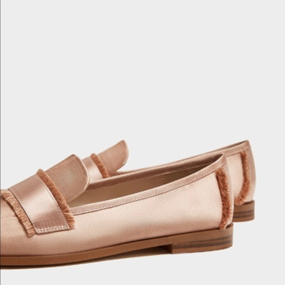Sale!! Zara satin loafers flats - Picture 3 of 6